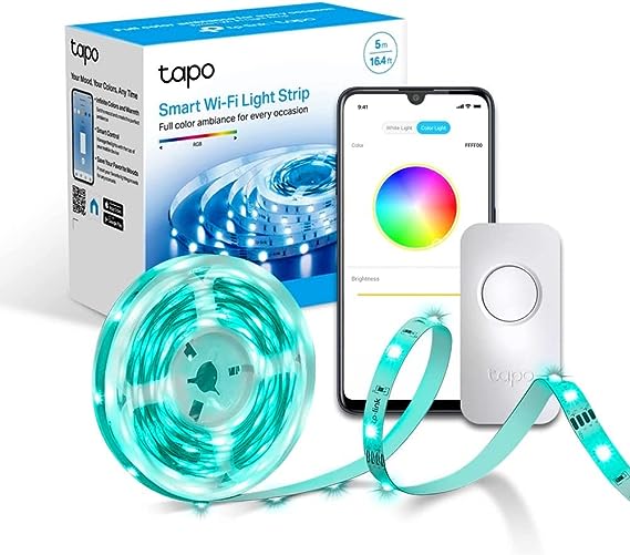 Tiras LED TP-Link Tapo L900-5, WiFi, 16 millones de colores, compatible con Google y Alexa.
