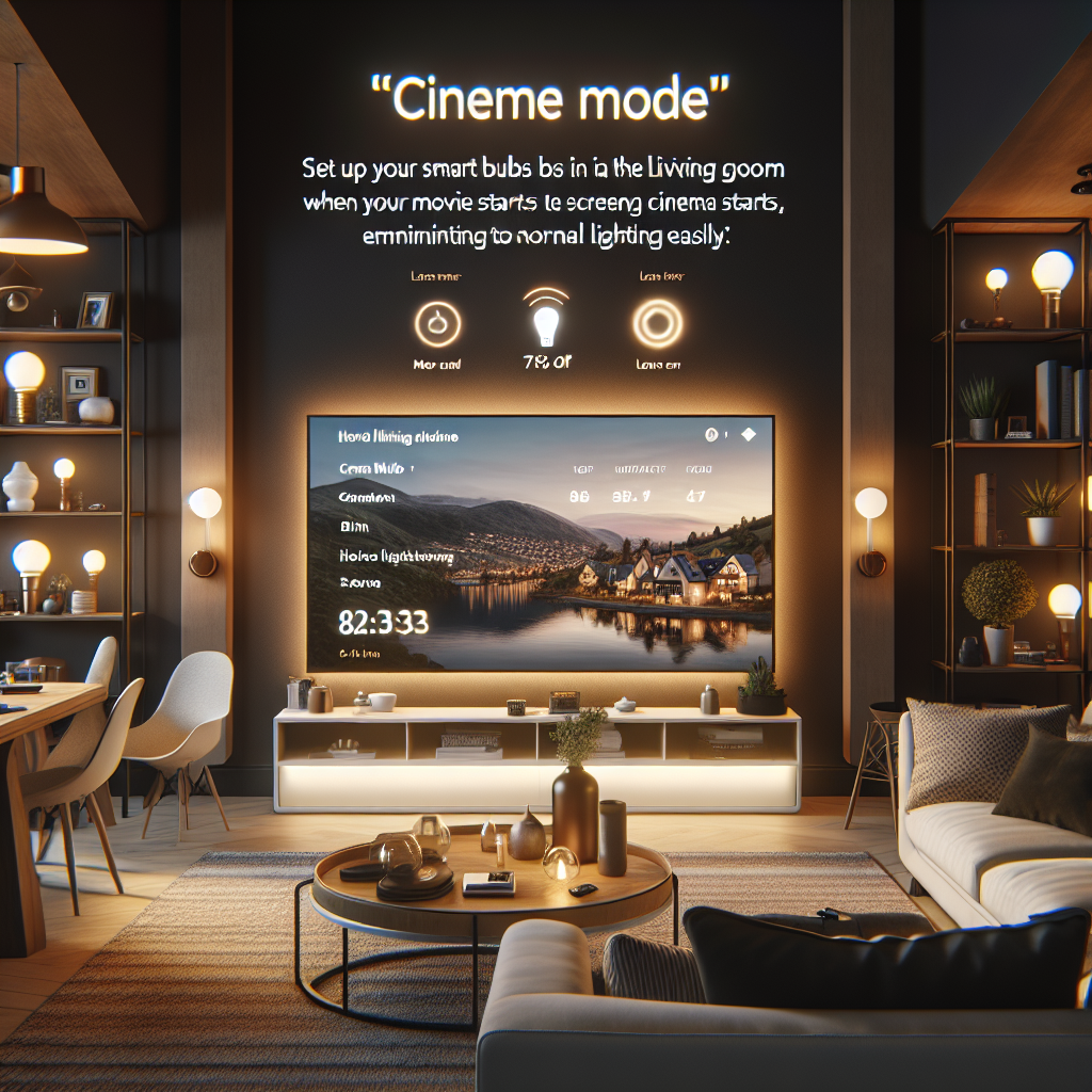 Modo cine: luces tenues automáticas