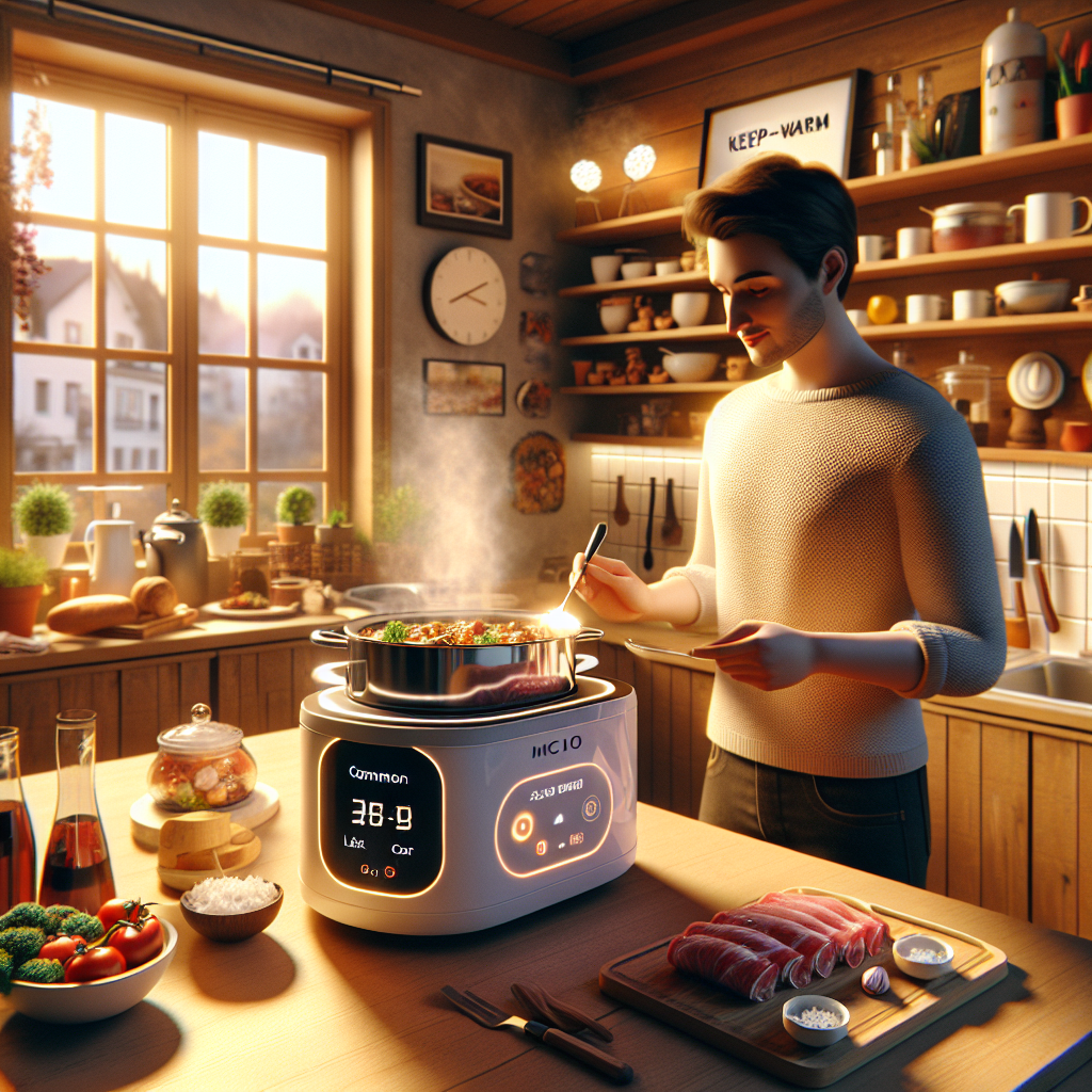 Cocción programada: comida caliente justo a la hora