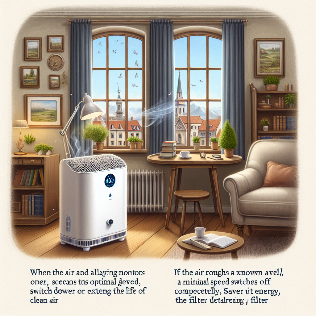 Ahorro: se apaga cuando el aire está limpio