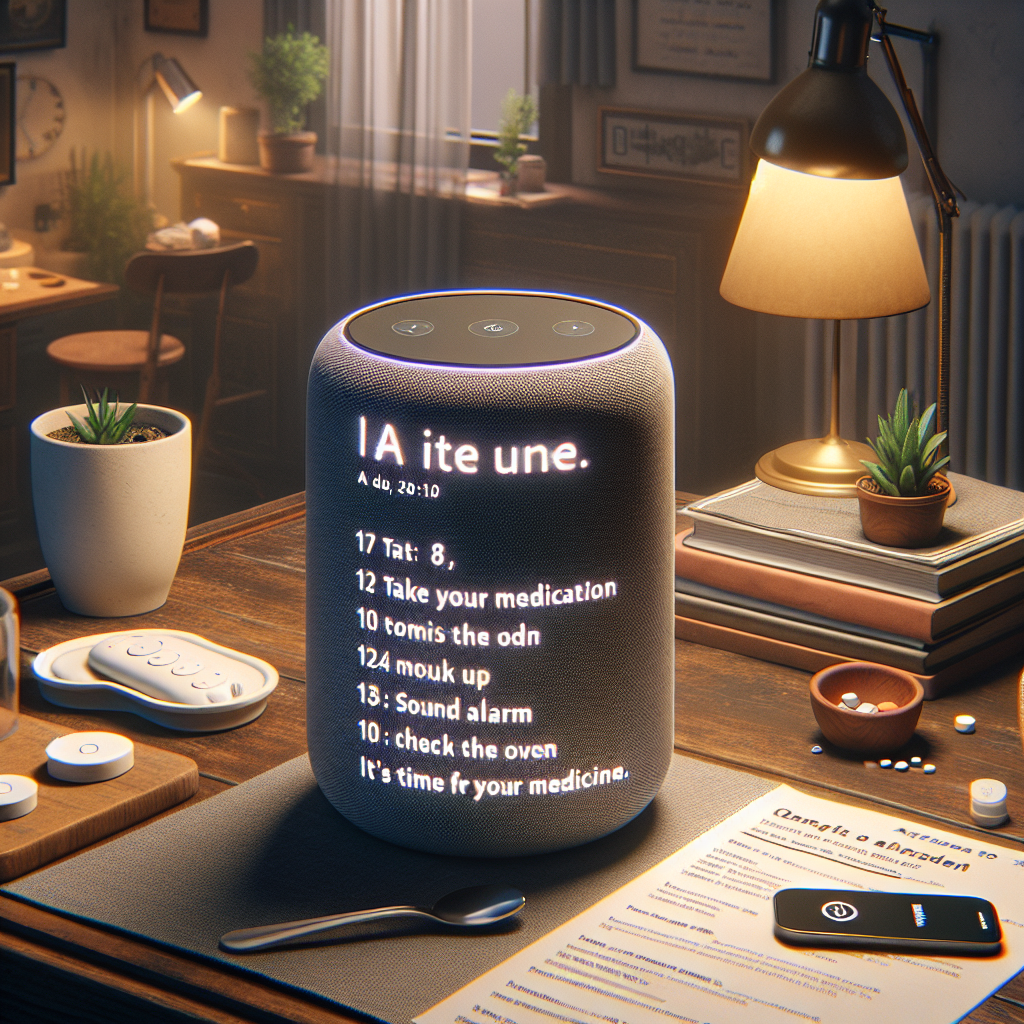 Recordatorios y alarmas hablados