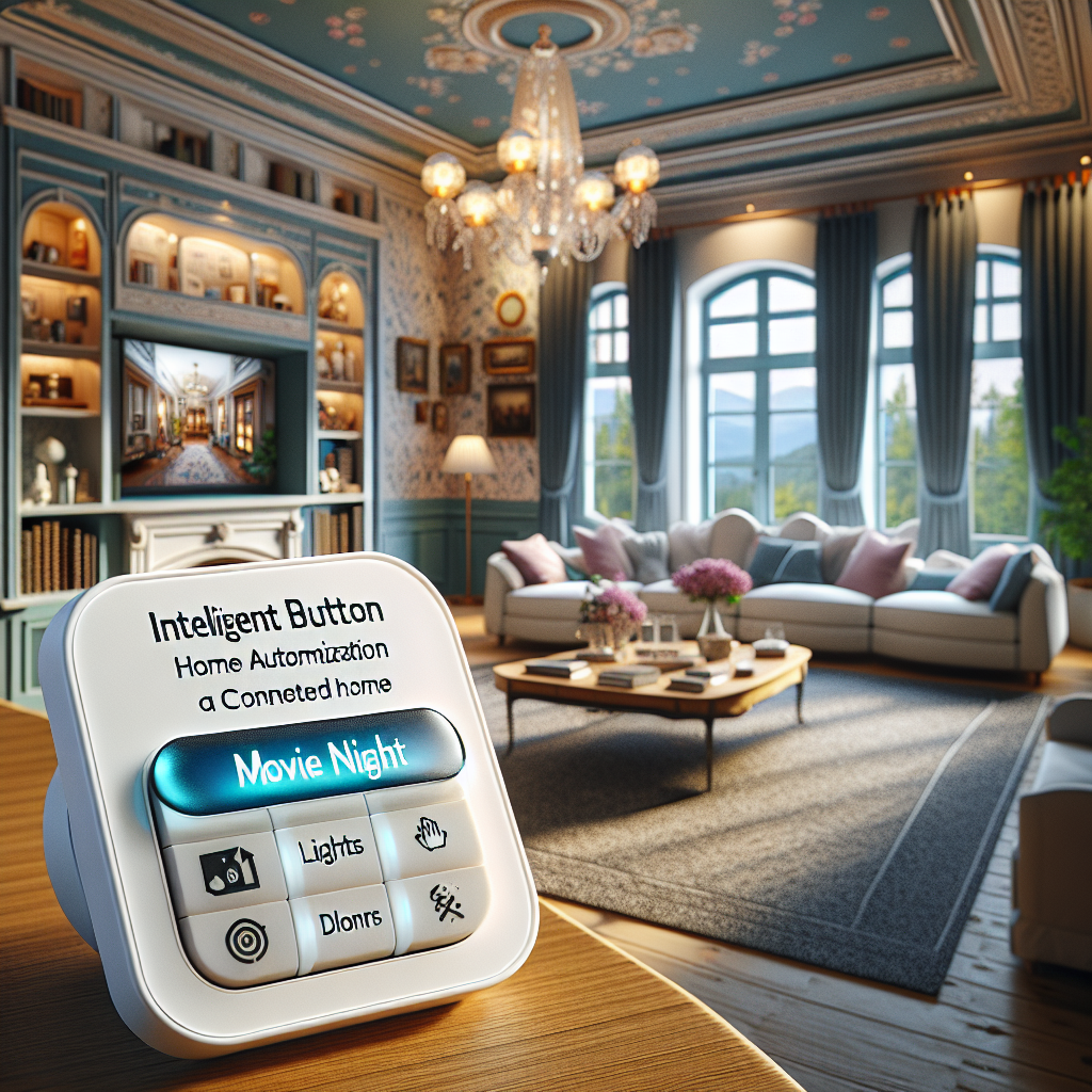 Botón doméstico para escena personalizable