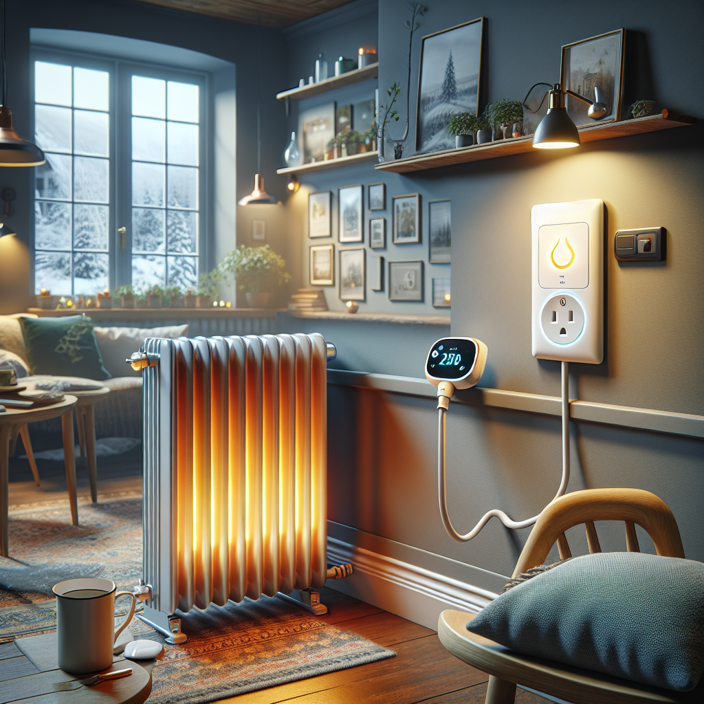 Calefactor eléctrico con control remoto