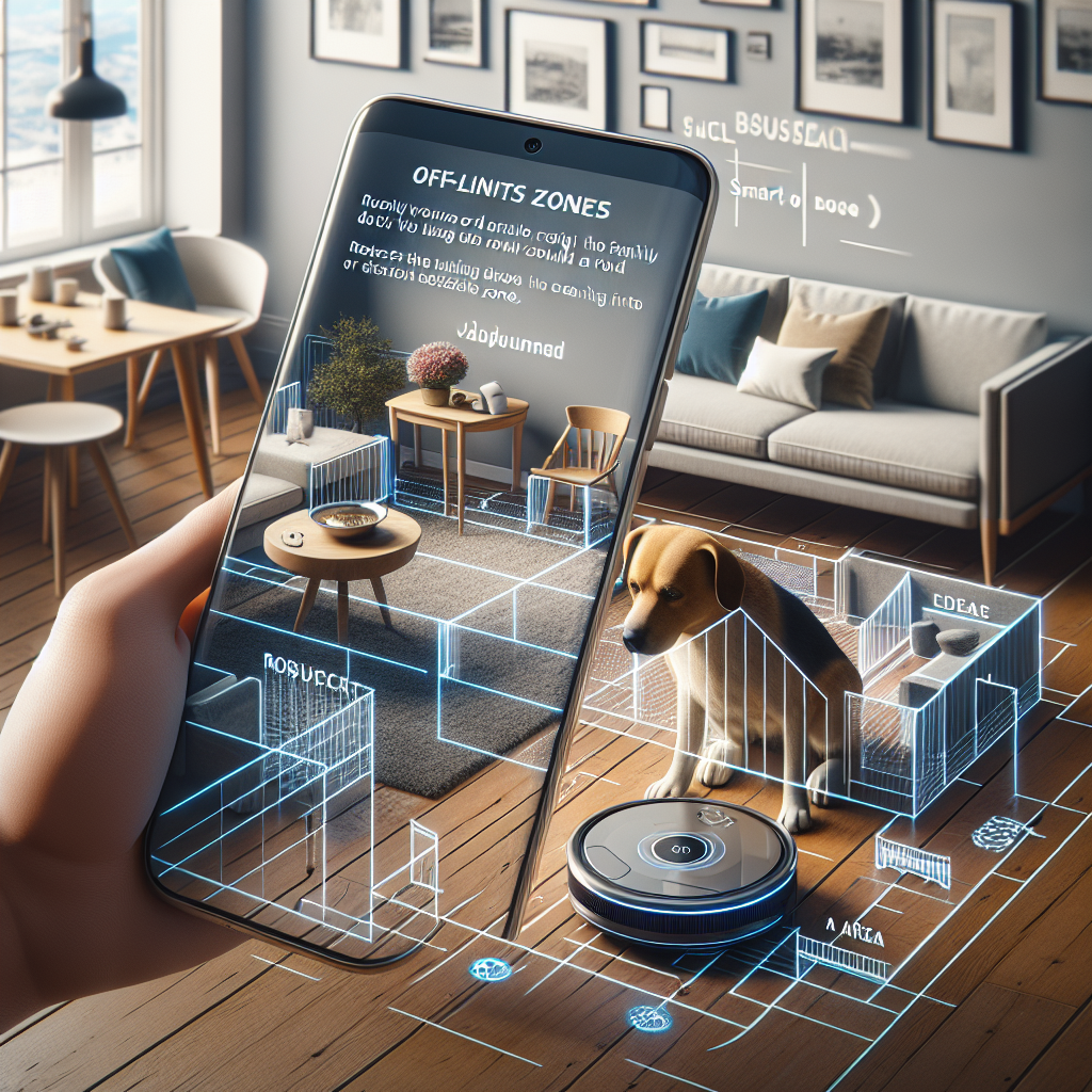 Definir zonas prohibidas desde la app