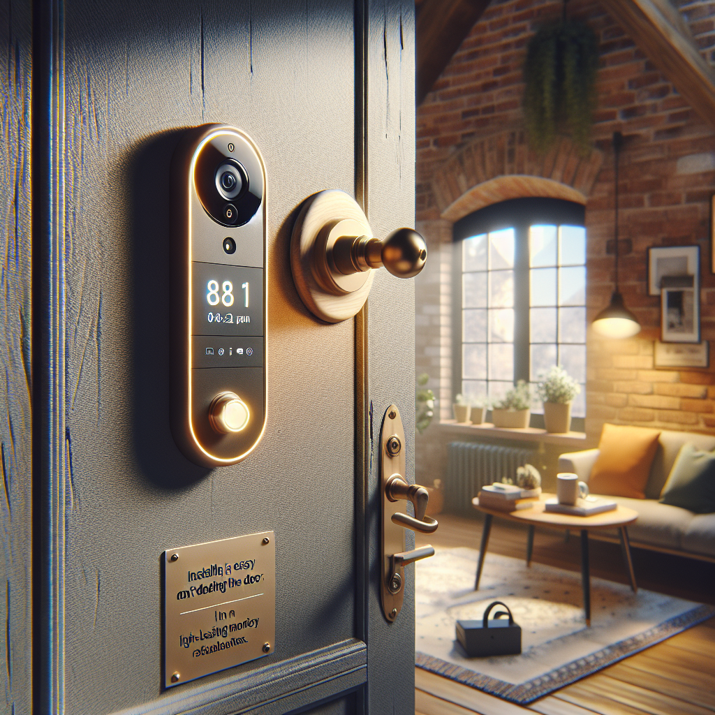 Instalación sencilla reutilizando la mirilla