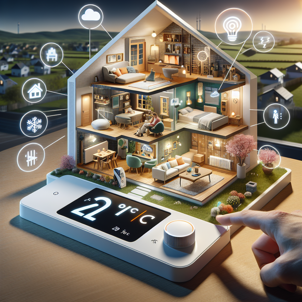 Sensor en cada habitación para confort por zonas