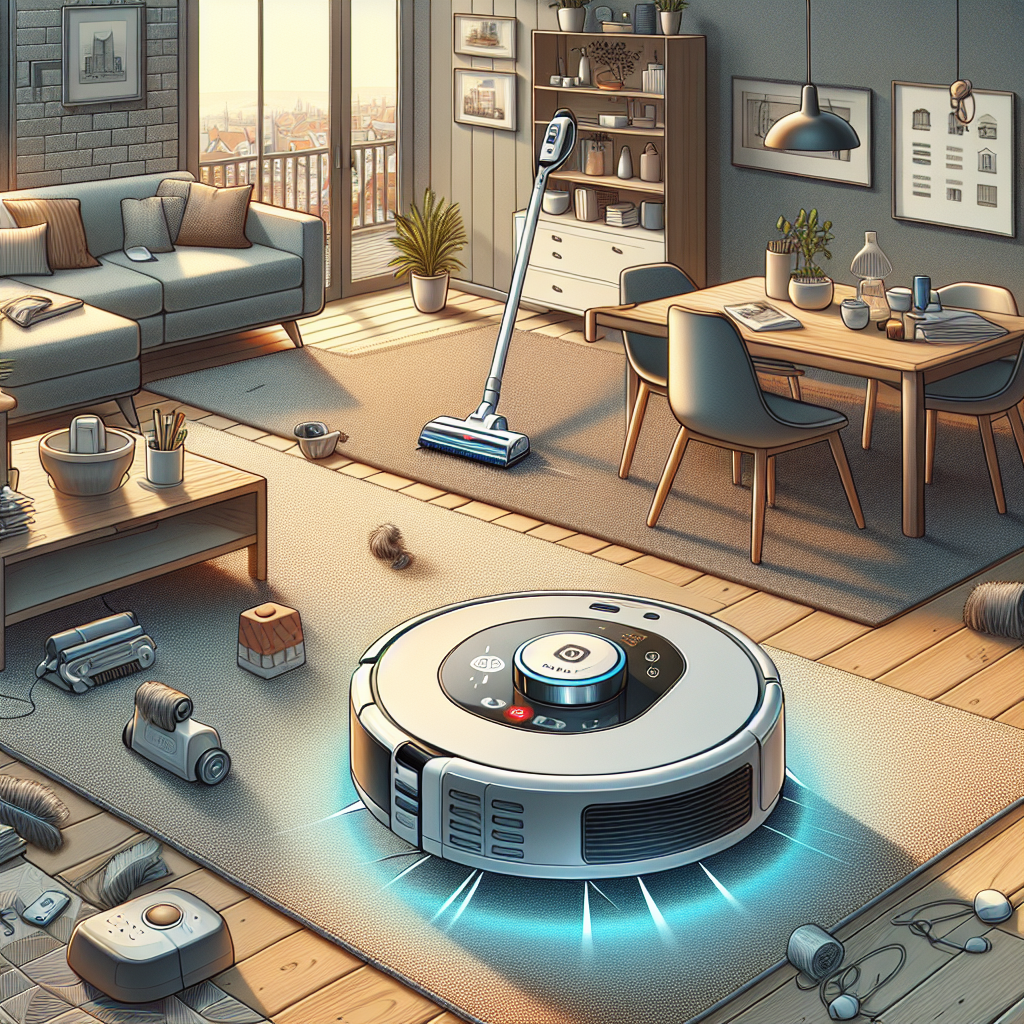 Detección de alfombras y ajuste de potencia