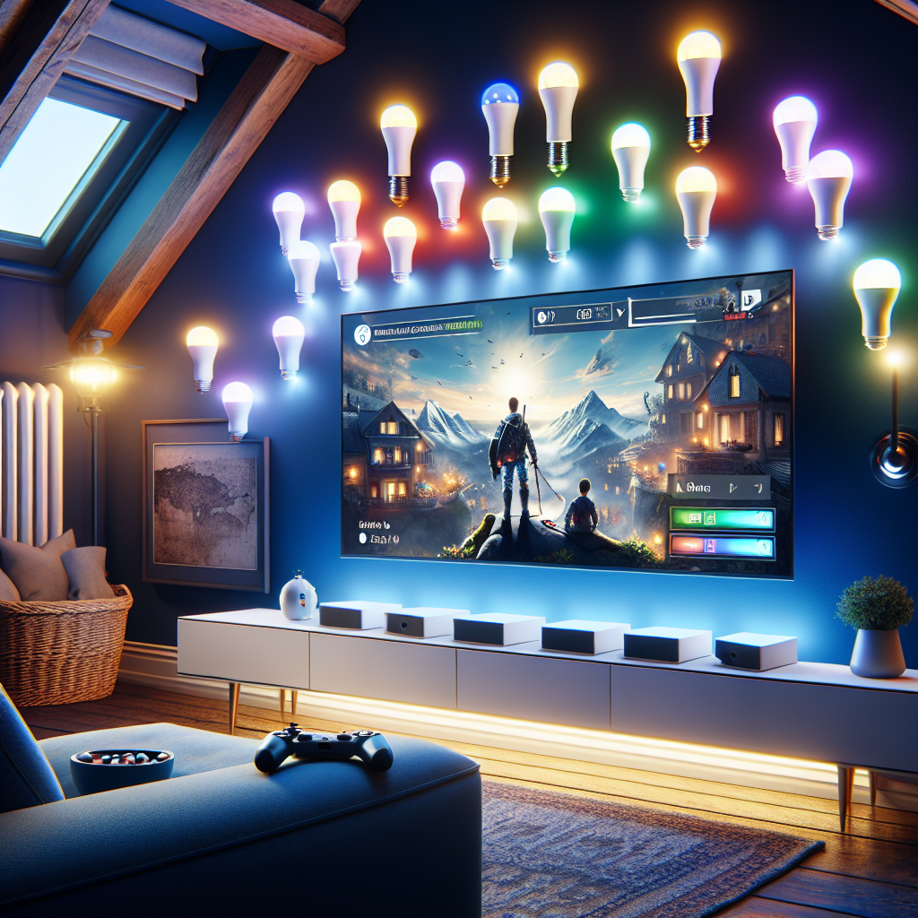 Iluminación inmersiva para videojuegos