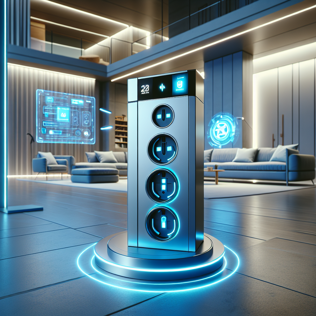 Estación de carga en áreas comunes controlada