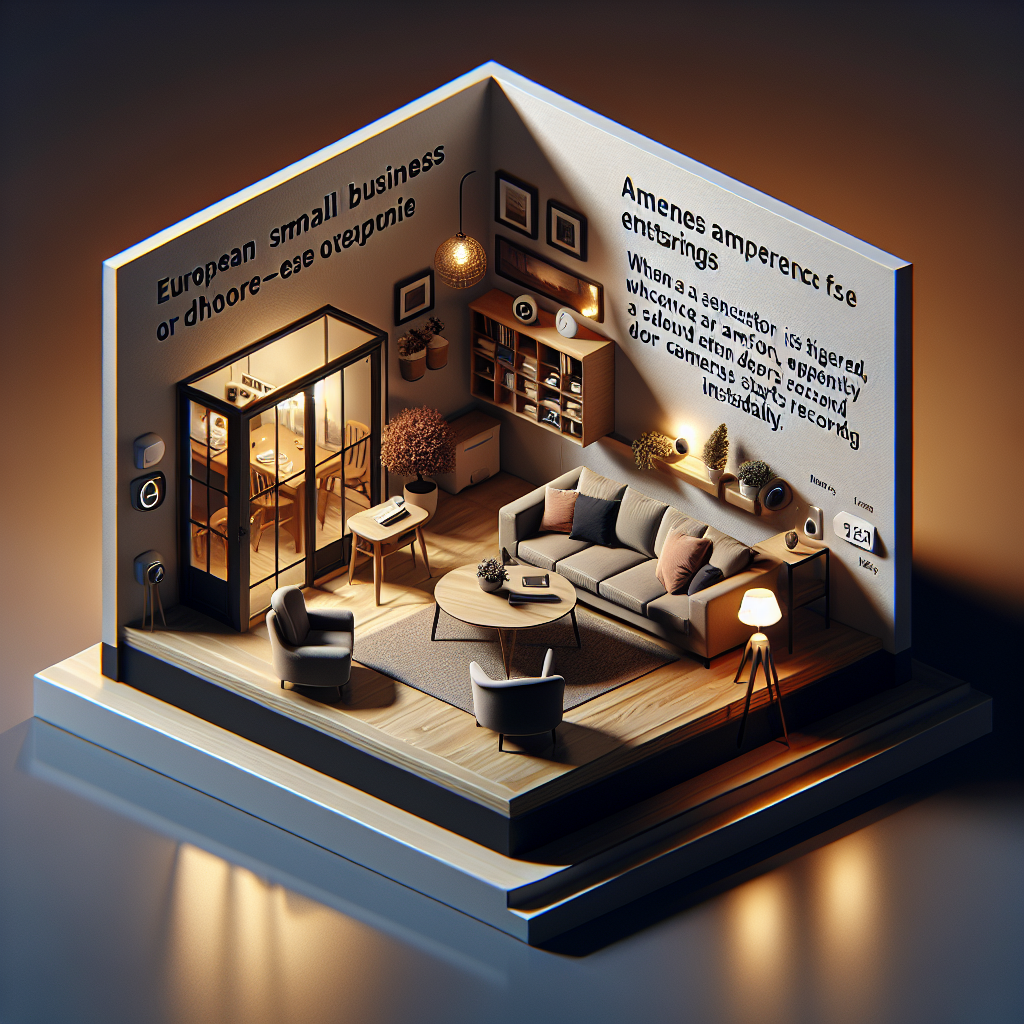 Integración con alarma: grabación automática