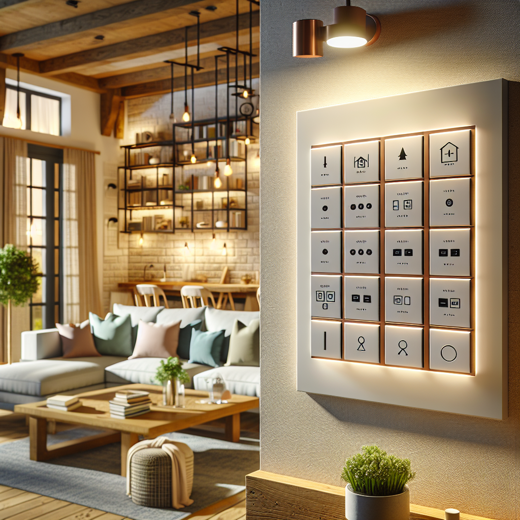 Panel centralizado en entrada para toda la casa