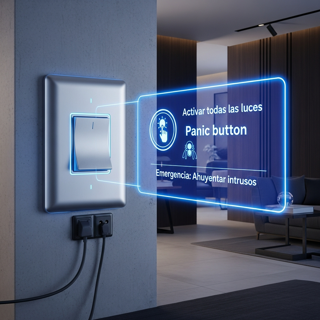 Botón de pánico lumínico