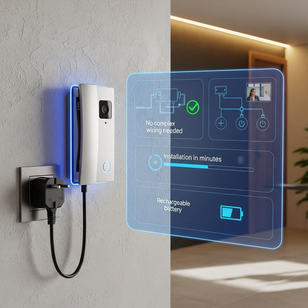 Instalación fácil sin cables