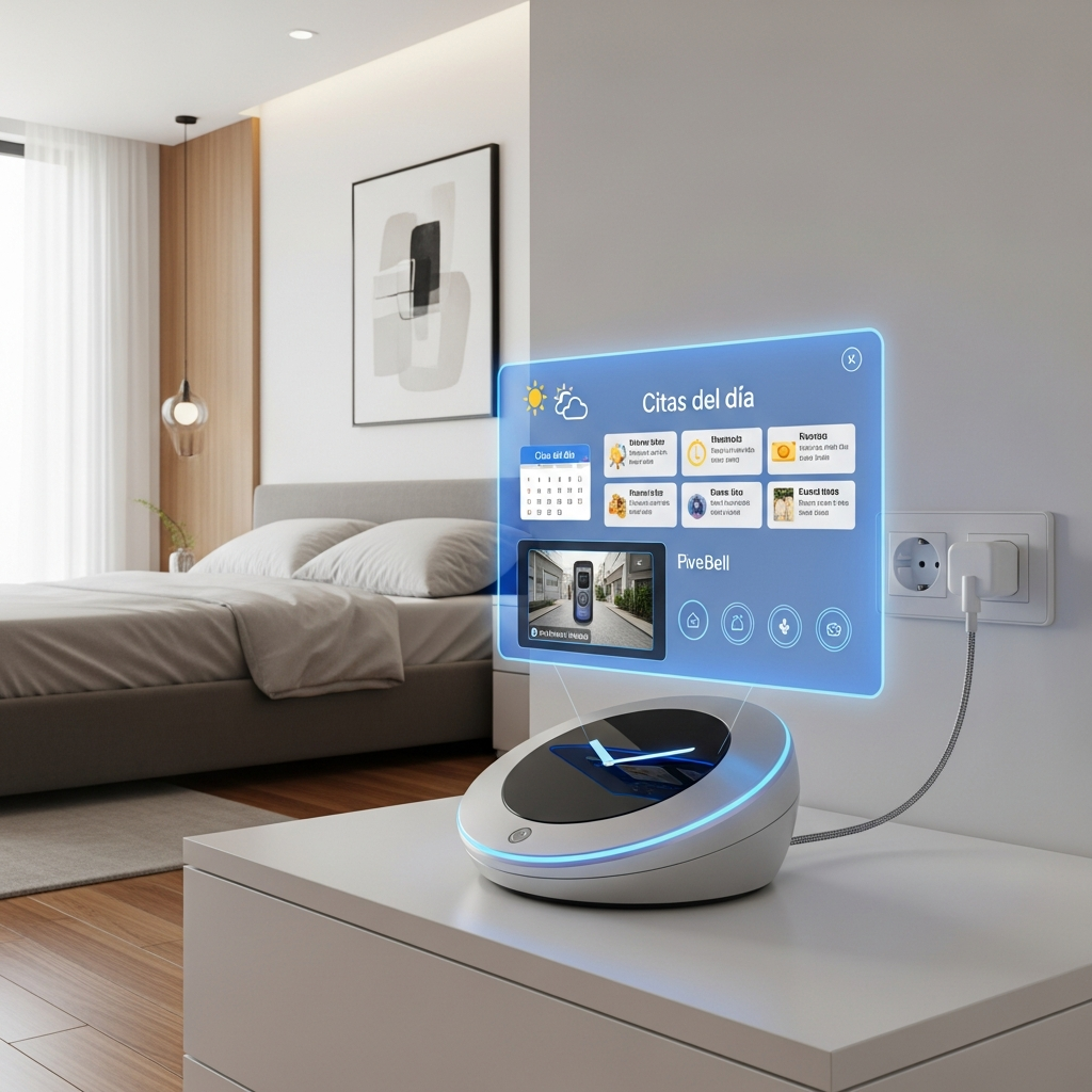 Pantalla de cabecera con asistente integrado