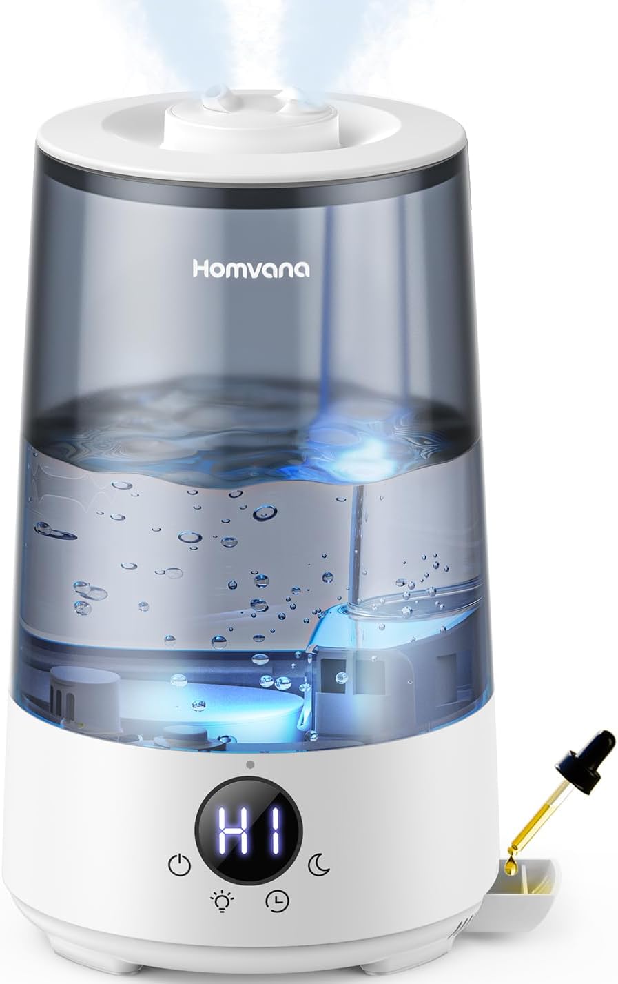 Homvana Humidificador inteligente 3.6L: silencio hasta 34h