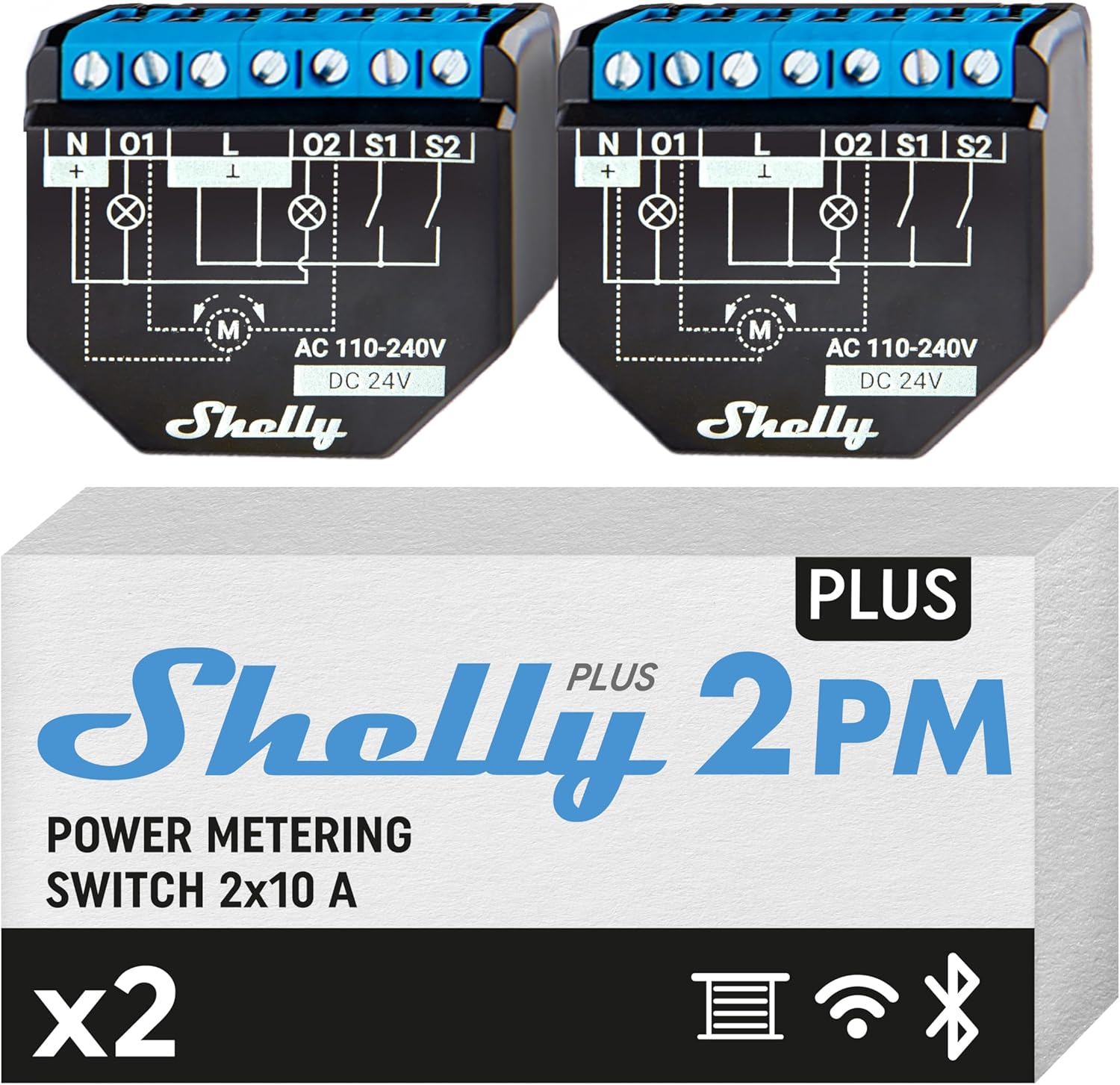 Shelly Plus 2PM para cortinas y persianas: control y ahorro