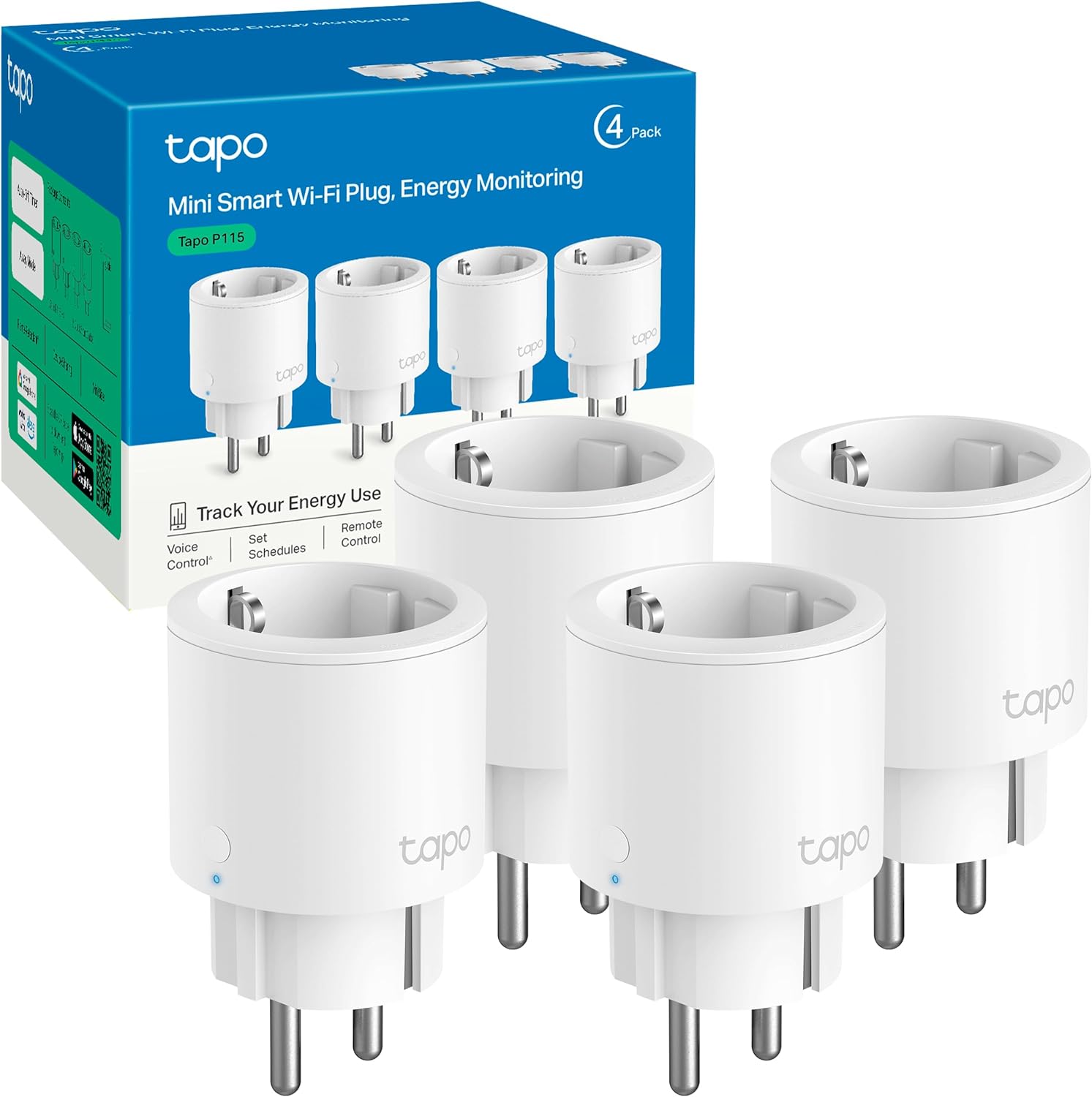 Tapo P115 (TP-Link) - Mini enchufe Wi-Fi con monitor