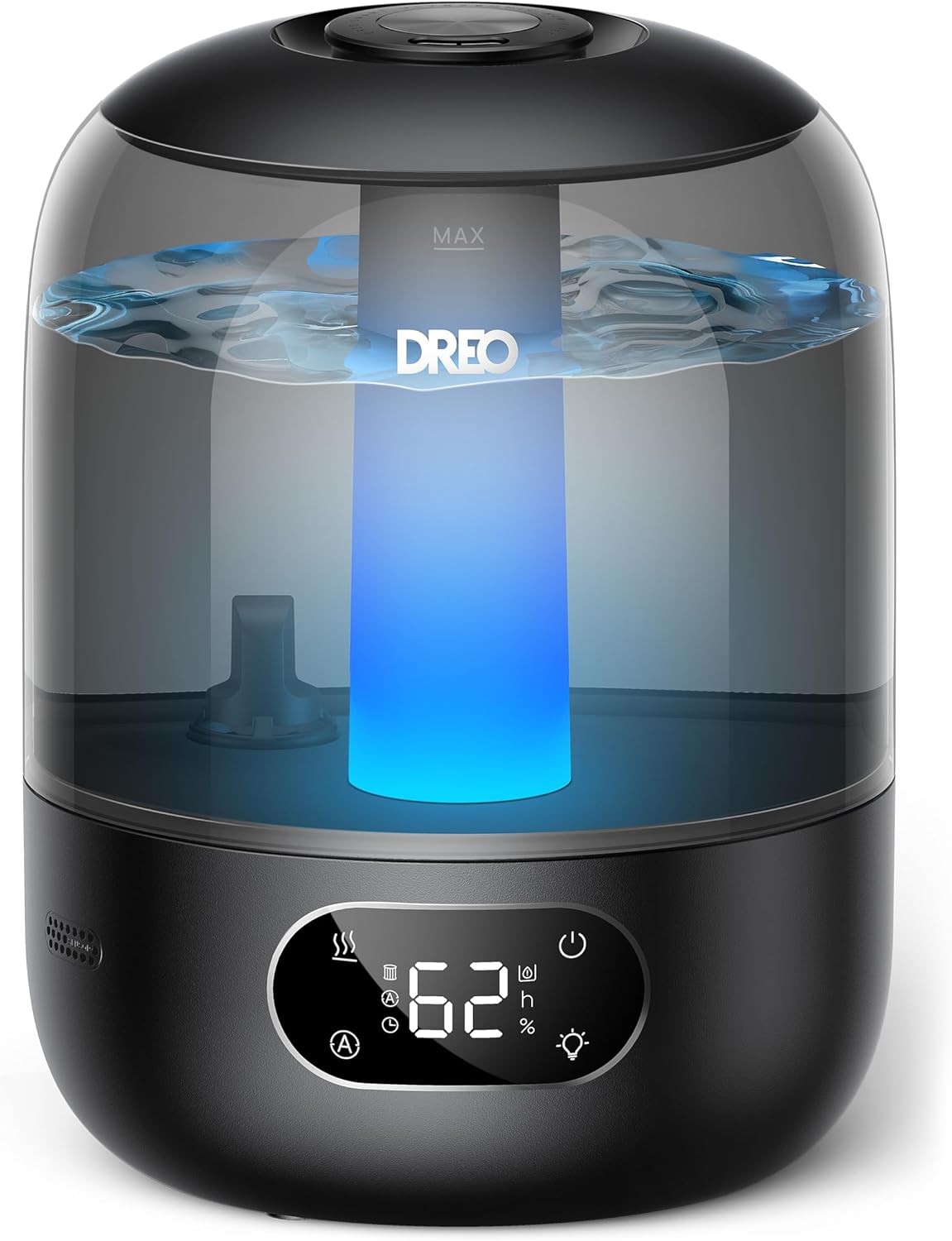 Dreo Humidificador 3L silencioso para bebés — autonomía 30h