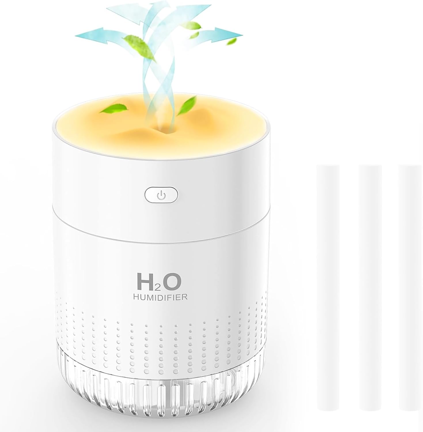 NEWCOO Humidificador inteligente 350ml: silencio y duración