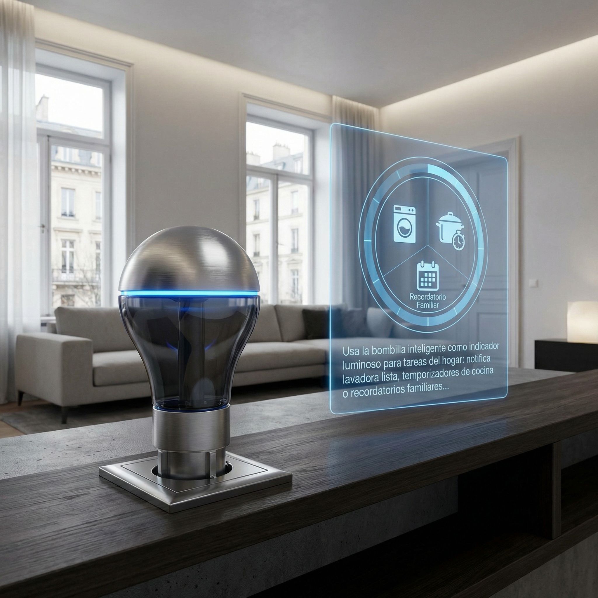 Convierte la bombilla Hue en señal visual para tareas