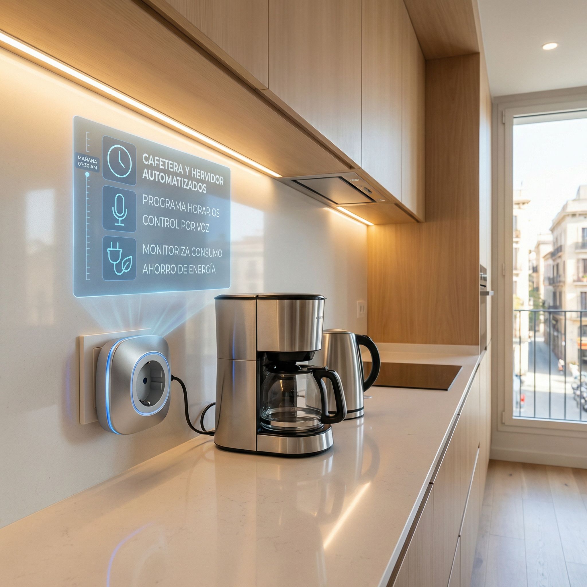 Prepara tu café al despertar y ahorra con GHome Smart